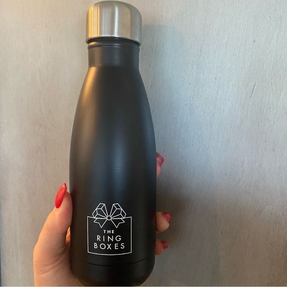 Bride Reusable Water Bottle, Black and White - Picture 2 of 2